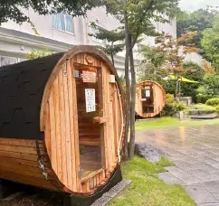 Morinoyu Resort Sora no Yu Barrel Sauna