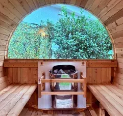 Morinoyu Resort Sora no Yu Barrel Sauna - Image 2
