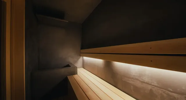 Private sauna .Y