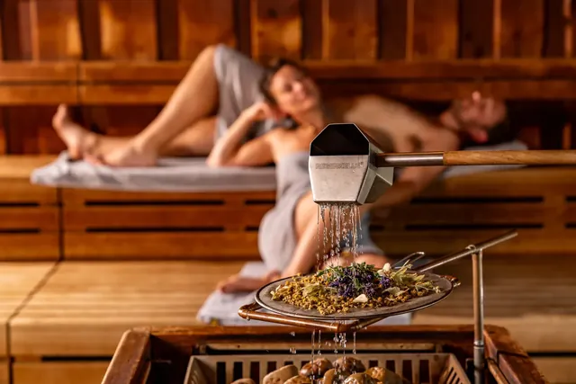 Sauna im See