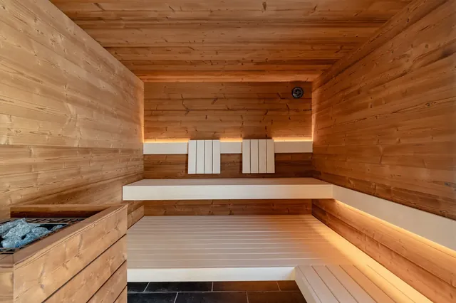 Sauna am Badeschiff
