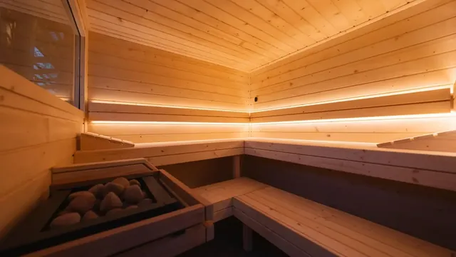 Sauna am Fluss
